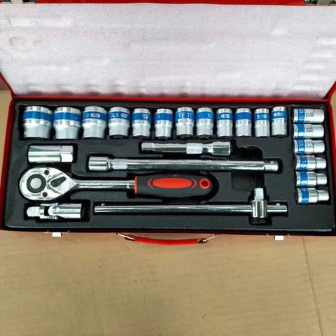 Bộ Tuýp Khẩu 24 Chi Tiết Hệ 1/2 Inch - Chất Liệu Thép CRV - Bộ Dụng Cụ Sửa Chữa Ô Tô, Xe Máy