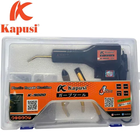 Máy hàn nhựa 70W - 220V Kapusi, sử dụng ghim thép chống rỉ 0.8mm chuyên hàn nhựa nứt vỡ hàn nhanh chắc bền