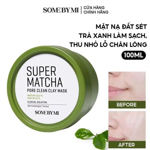Mặt Nạ Some By Mi Đất Sét Trà Xanh Thu Nhỏ Lỗ Chân Lông 100g [hàng nhập khẩu]