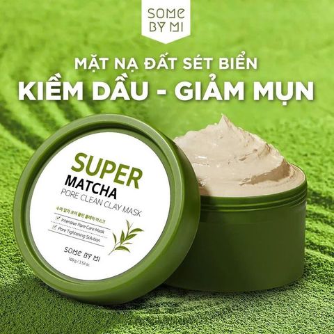 Mặt Nạ Some By Mi Đất Sét Trà Xanh Thu Nhỏ Lỗ Chân Lông 100g [hàng nhập khẩu]