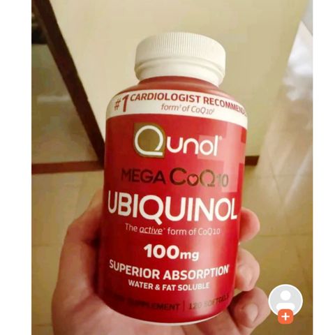 Viên uống Qunol Mega CoQ10 Ubiquinol 100 mg |120 viên| Bổ sung CoQ10 ở dạng khử hoạt động - Giải pháp chuyên biệt cho người bị giảm khả năng chuyển hóa [S/P Chuẩn Mỹ]