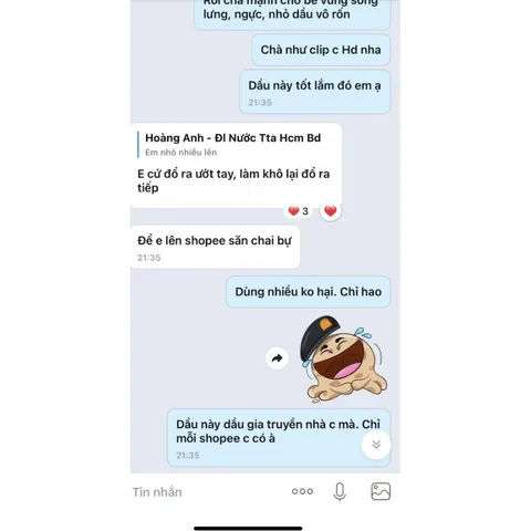 dầu massa cho hô hấp