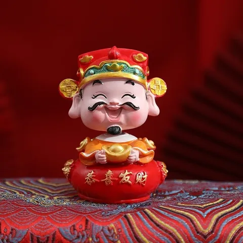 Tượng ông thần tài hũ vàng tài lộc may mắn, đặt bàn làm việc, trang trí nhà cửa Tiệm An Yên
