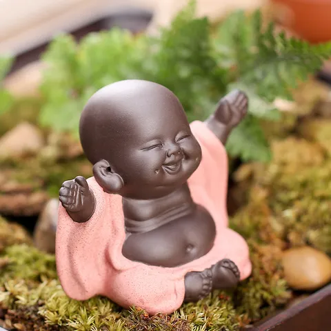 Tượng Di Lặc Chiêu Tài Nuôi Trà – Phụ Kiện Bàn Trà, Đồ Chơi Trà Đạo, Trang Trí Resin