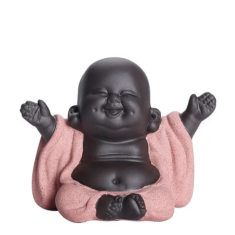 Tượng Di Lặc Chiêu Tài Nuôi Trà – Phụ Kiện Bàn Trà, Đồ Chơi Trà Đạo, Trang Trí Resin