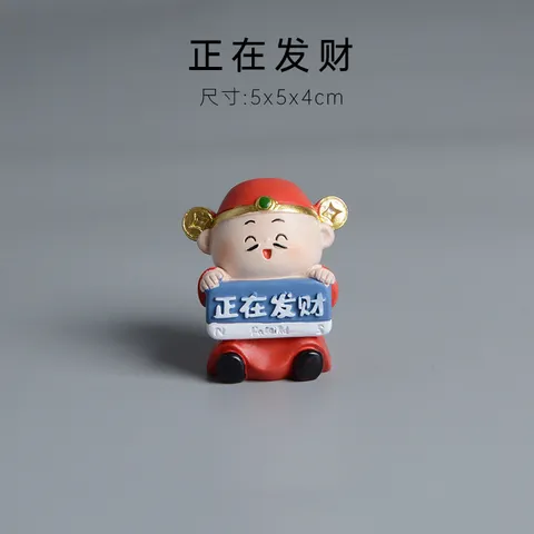 Tượng Thần Tài Quốc Triều Hoan Hỷ – Tượng Resin Trang Trí Bàn Làm Việc, Nhà Cửa, Mang Tài Lộc