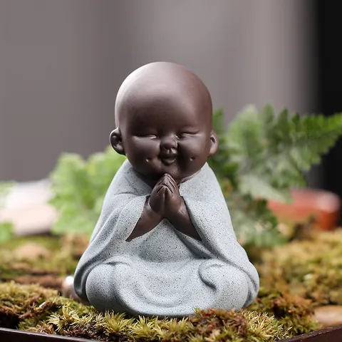 Tượng Di Lặc Chiêu Tài Nuôi Trà – Phụ Kiện Bàn Trà, Đồ Chơi Trà Đạo, Trang Trí Resin