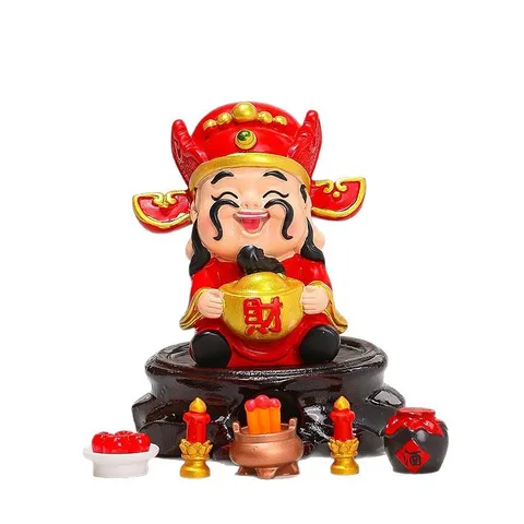 Tượng Thần Tài Mini 2026 – Trang Trí Bàn Văn Phòng, Chiêu Tài, Phong Thủy May Mắn