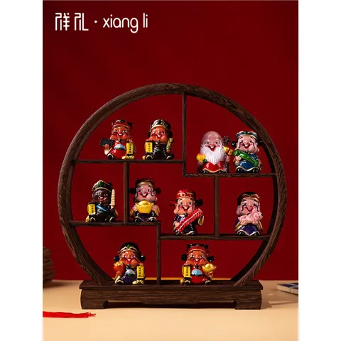 Tượng Ngũ Lộ Thần Tài – Trang Trí Bàn Làm Việc, Phòng Khách, Cửa Hàng, Kệ Tivi, Lối Vào