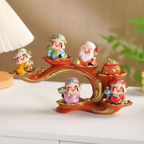 Tượng Mèo Thần Tài Chiêu Tài – Trang Trí Phòng Khách, Lối Vào, Bàn Làm Việc, Quà Tân Gia