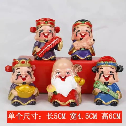 Tượng Thần Tài Hoan Hỷ Có Khay Đựng Chìa Khóa – Trang Trí Nhà Cửa, Quà Mừng Tân Gia