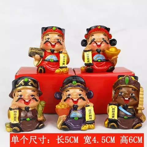 Tượng Thần Tài Hoan Hỷ Có Khay Đựng Chìa Khóa – Trang Trí Nhà Cửa, Quà Mừng Tân Gia