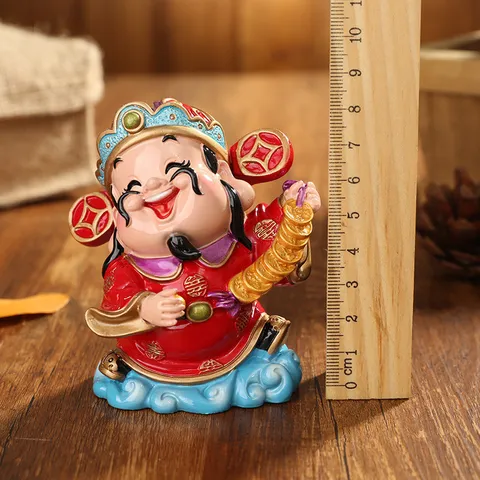 Thần tài Ngũ phúc trang trí 9cm