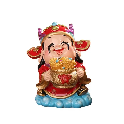 Thần tài Ngũ phúc trang trí 9cm