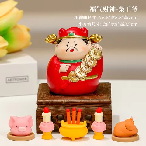 Combo thần tiên + phụ kiện – Trang Trí Bàn Làm Việc, Quầy Thu Ngân – Phong Thủy May Mắn Hút Tài Lộc