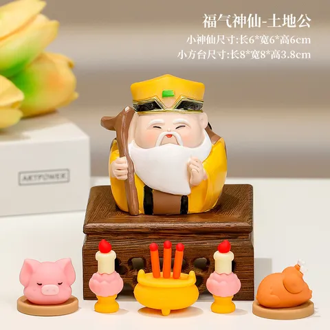 Combo thần tiên + phụ kiện – Trang Trí Bàn Làm Việc, Quầy Thu Ngân – Phong Thủy May Mắn Hút Tài Lộc