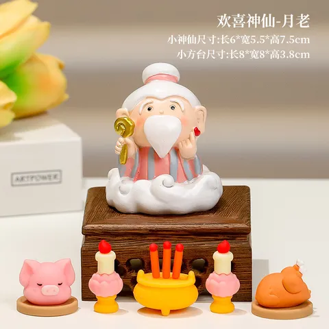 Ngũ Đường Thần Tài  Quà Tặng Đồ Trang Trí Để Bàn Văn Phòng