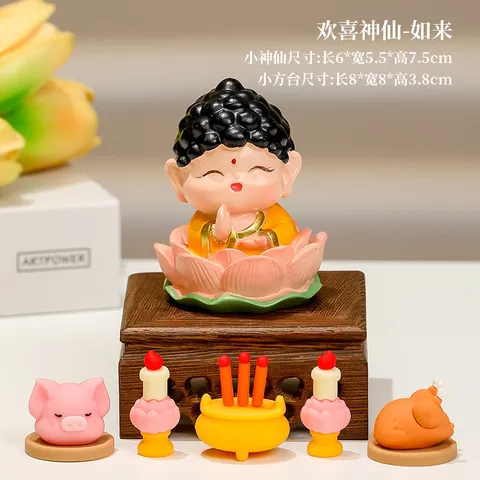 Ngũ Đường Thần Tài  Quà Tặng Đồ Trang Trí Để Bàn Văn Phòng