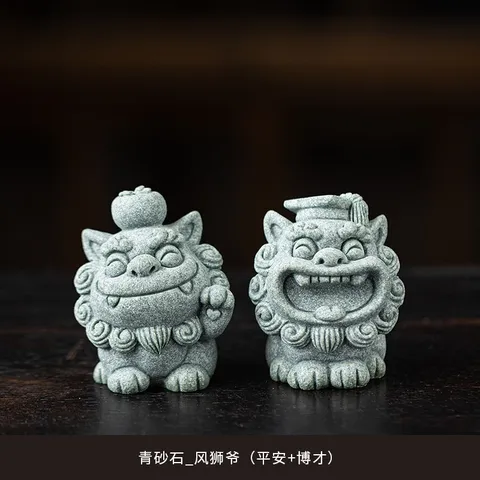 Đồ Trang Trí Trà Sư Tử Nhỏ Đáng Yêu
