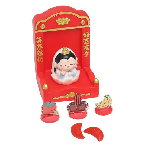 ượng Thần Tài Cầm Vàng Kèm Kệ Thờ Mini – Tượng Cầu Tài May Mắn Đầu Năm