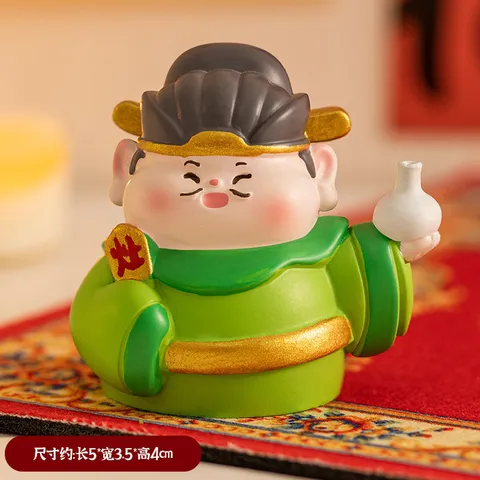 Đồ Trang Trí Nhỏ Chúc May Mắn Đến Với Phật, Búp Bê Thủ Công Bằng Nhựa, Quà Tặng Trang Trí Máy Tính Để Bàn Văn Phòng