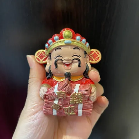 Bộ tượng thần tài, yêu tiền, trang trí bàn làm việc, thu ngân, may mắn phong thủy