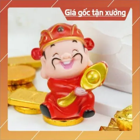 Phụ kiện bánh sinh nhật bánh kem - ÔNG THẦN TÀI NHỰA