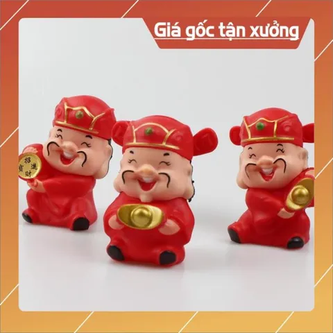 Phụ kiện bánh sinh nhật bánh kem - ÔNG THẦN TÀI NHỰA
