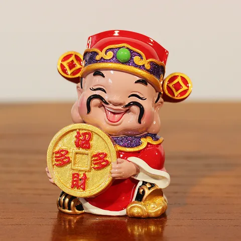 Tam đại  thần tài trang trí tài lộc
