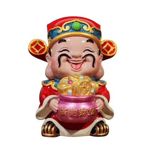 Tam đại  thần tài trang trí tài lộc