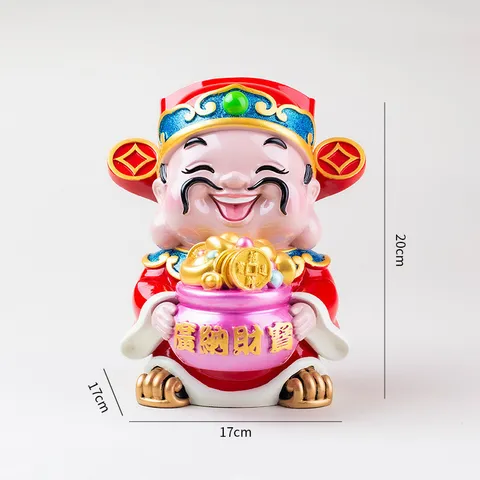 Tam đại  thần tài trang trí tài lộc