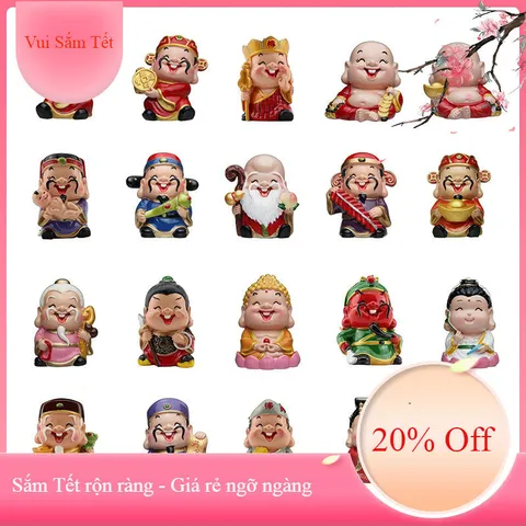 20 mô hình thần thánh trang trí chiêu tài
