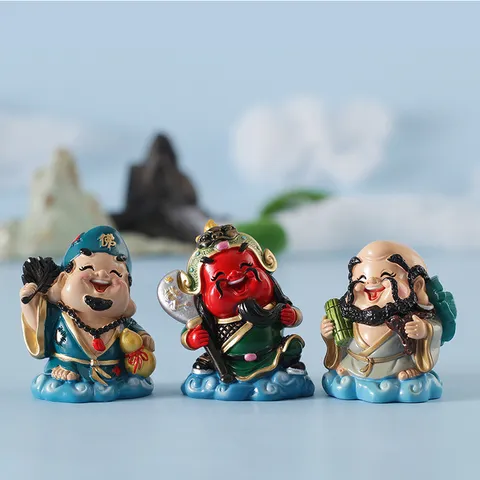 Đồ trang trí độc đáo hình tiên tài từ nhựa resin, phù hợp trang trí trong nhà, văn phòng, trang trí xe hơi, quà tặng thủ