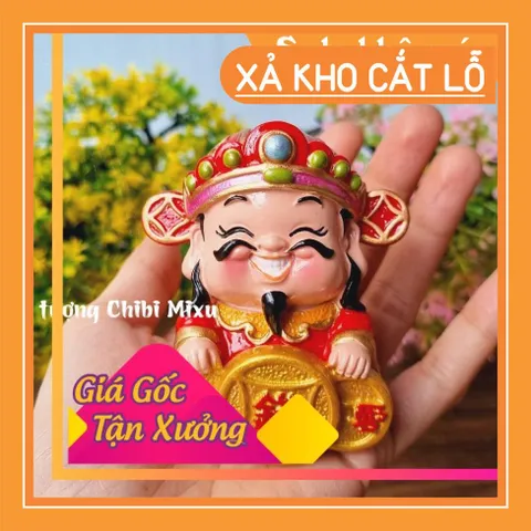 Tượng Thần Tài 7cm - Tôi Yêu Tiền