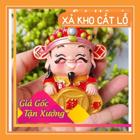 Tượng Thần Tài 7cm - Tôi Yêu Tiền