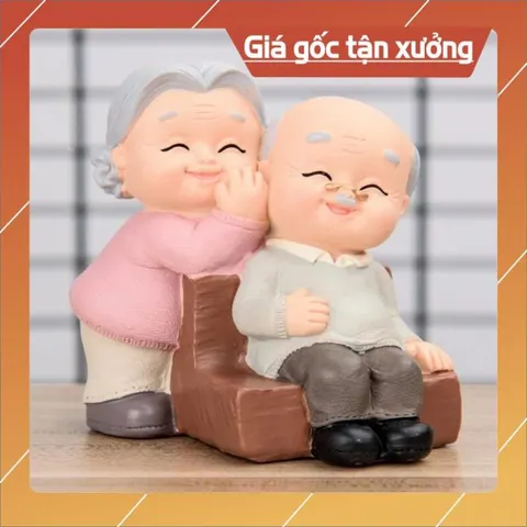 Phụ kiện bánh sinh nhật bánh kem - Cặp đôi ông bà đủ mẫu Trang Trí Bánh Sinh Nhật