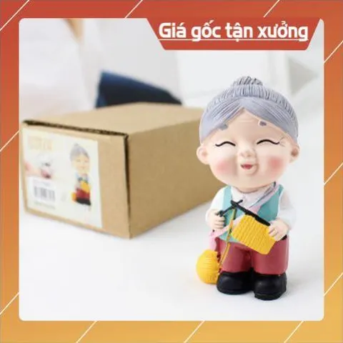 Phụ kiện bánh sinh nhật bánh kem - Cặp đôi ông bà đủ mẫu Trang Trí Bánh Sinh Nhật