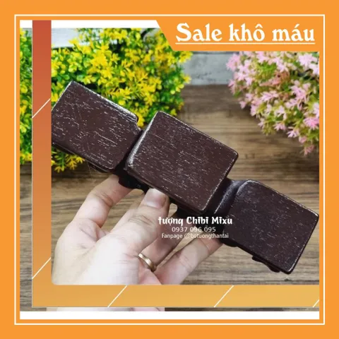 (Nhiều mẫu) Bộ 03 tượng Thần Tài 7cm cao cấp kèm đế tam cấp vuông nhỏ