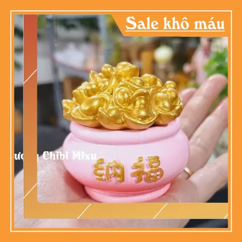 Chum vàng may mắn màu hồng