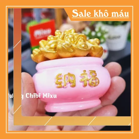 Chum vàng may mắn màu hồng