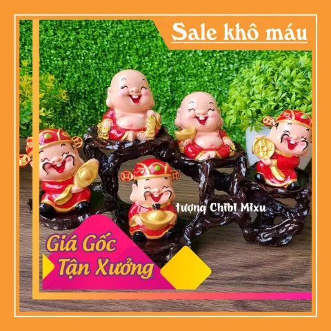 Bộ Ngũ Thần 6cm kèm chân đế ngang 5 ô
