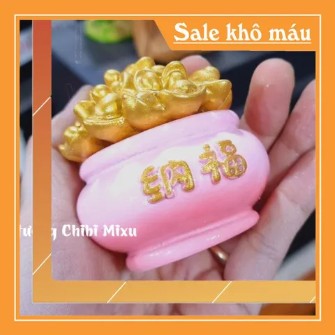 Chum vàng may mắn màu hồng