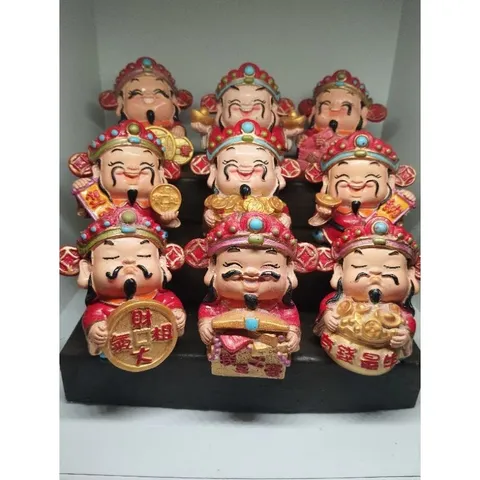Bộ 9 ông thần tài thu hút tiền kèm kệ 3 tầng