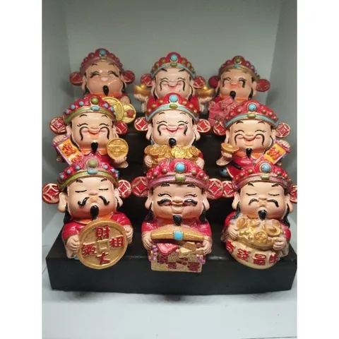 Bộ 9 ông thần tài thu hút tiền kèm kệ 3 tầng