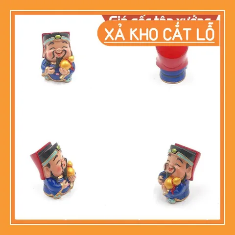 Bộ tượng Phúc Lộc Thỏ nhỏ xinh phong thủy may mắn tài lộc