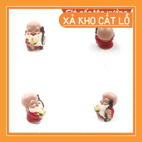 Bộ tượng Phúc Lộc Thỏ nhỏ xinh phong thủy may mắn tài lộc