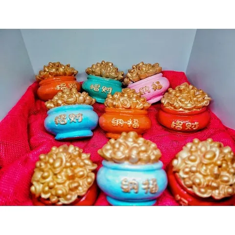 combo 5 hũ vàng chiêu tài theo ngũ hành