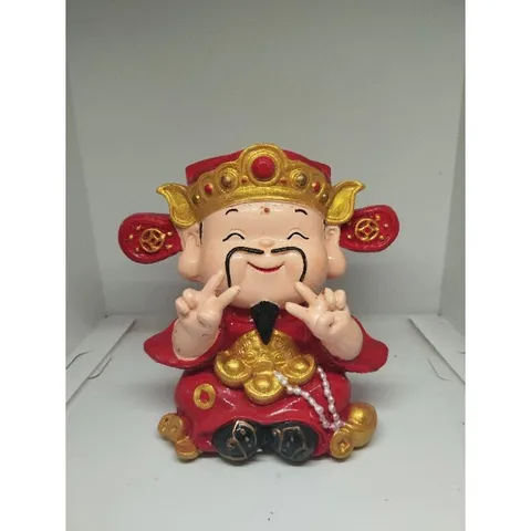 Tượng ông thần tài vui vẻ cao 14 cm