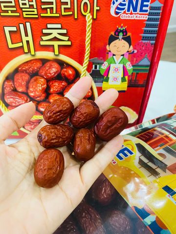 Táo Đỏ Hàn Quốc Sấy Khô Nguyên Quả Hộp 1kg – Date 26/1/2027