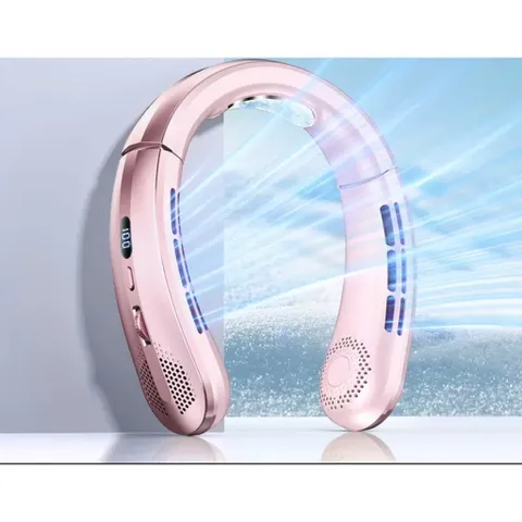 [L37-Max]Quạt Đeo Cổ Làm Lạnh 16°C L37-MAX - Công Nghệ Tấm Gốm Sứ, 100 Cấp Độ Gió, LED Hiển Thị Pin